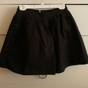 express black skater skirt puffy